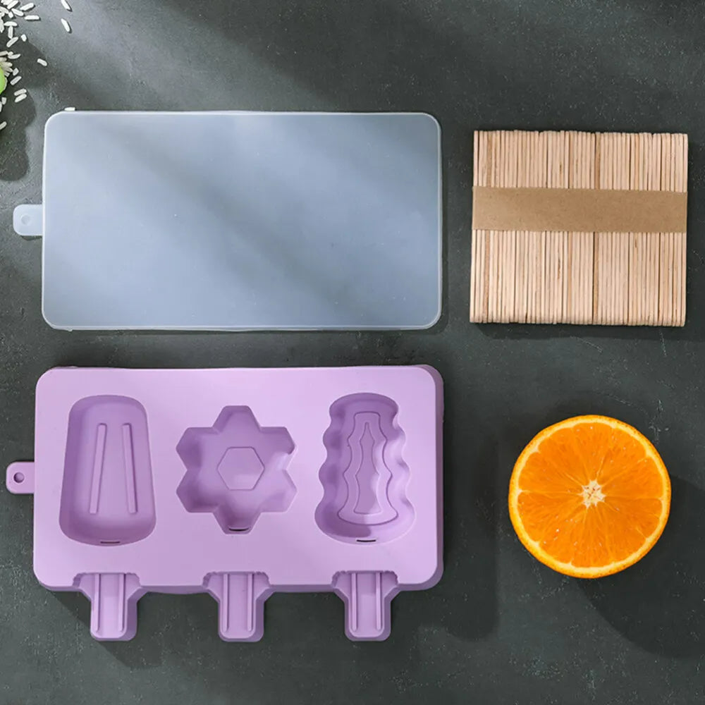 2 Pack Popsicle Ice Cream Molds